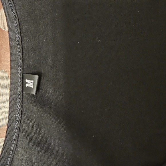 Kilig summer casual size medium floral pleated black midi dress - Picture 3 of 5